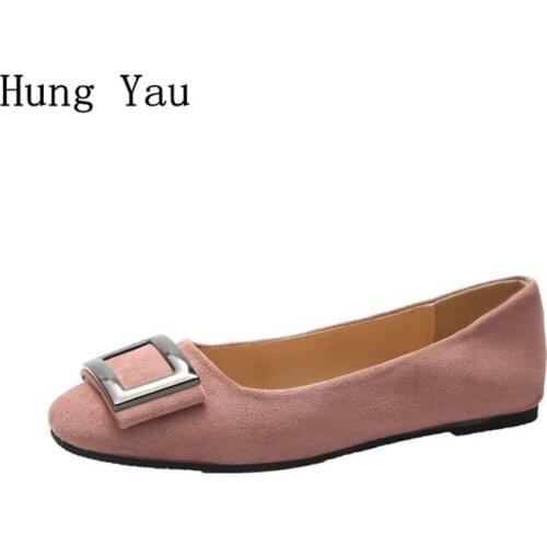 Big Size Women Flats Shallow Shoes Loafers Summer Autumn Fashion Sweet Flat Casual Zapatos Mujer Comfortable Plus Size 35-44