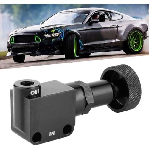 Car Engine Valve Cover Racing Car Drifting Brake Proportion Valve 1/8NPT Universal Brake Bias Adjuster Lever Pressure Holder