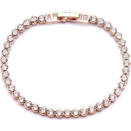 European Style Vintage Bracelets Plated Crystal Charm Bracelets Women Austria Crystal Alloy Bracelets Fashion Bracelet Gifts