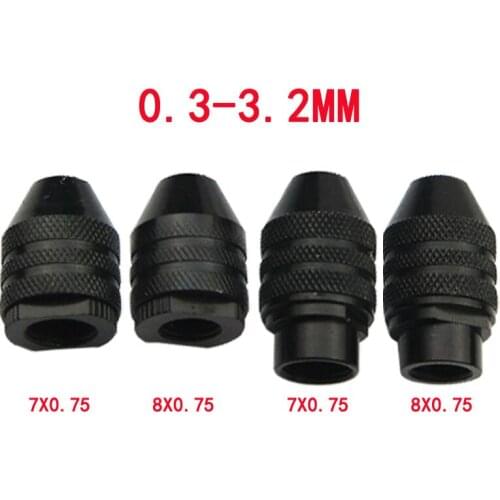 0.4-3.4mm Keyless Chuck Universal Electric Grinding Chuck For Dremel mini drill chucks keyless drill chuck for flexible shaft