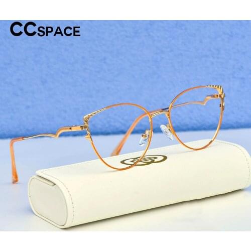 53591 Retro Cat Eye Women Luxury Anti Blue Light Optical Glasses Frames Fashion Computer Eyeglasses