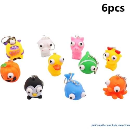 67JC Squeezed Freely Mini Animals for Kids Animal Stress Relief Toys Kawaii Gifts