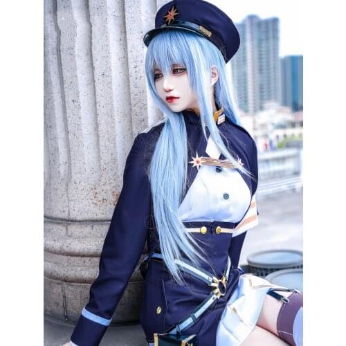 Anime! 86-Eighty Six- Vladilena Milize Battle Suit Lovely Military Uniform Cosplay Costume Halloween Party Outfit Women 2021 NEW