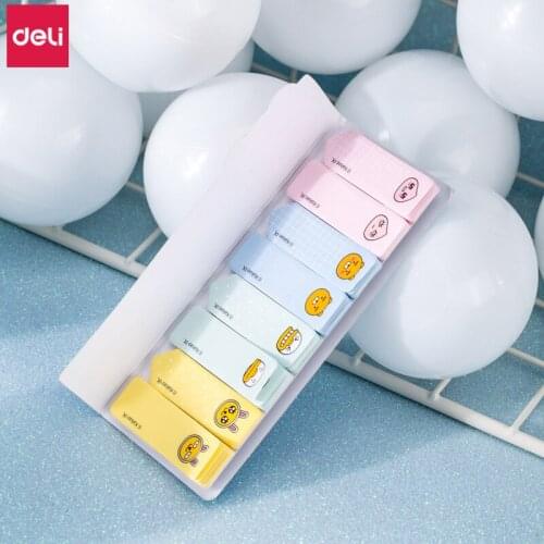 Deli Memo Pad Sticky Note Cute Kakao Friends Stickers Planner Notepad Page Flags To Do List Novelty Korean Stationery Office