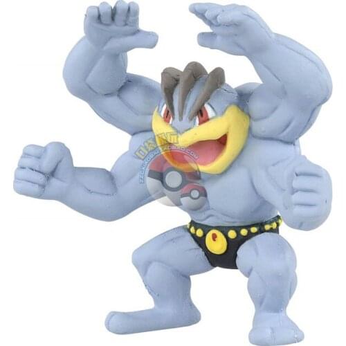 TAKARA TOMY Pokemon MS21 Machamp Action Figure Collectible Mode Toy Anime Machamp Doll Pocket Monsters Figure Elf Ornament