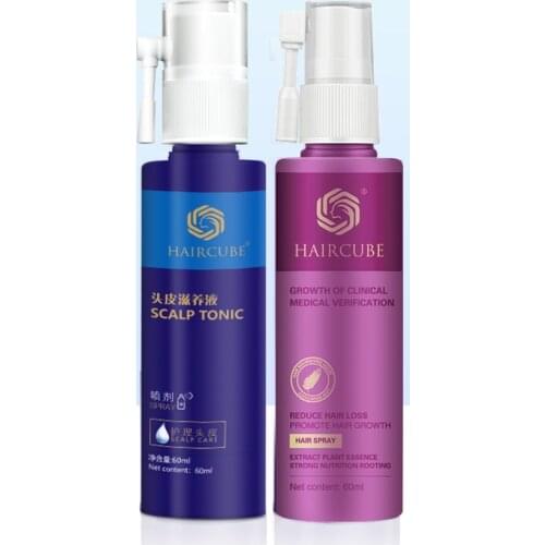 HAIRCUBE Hair Growth Essence Anti Hair Loss Treatment Fast Thick Hair Support Natural Healthy Hair Care Products for Men/Women