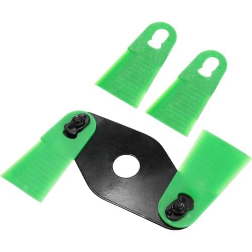 2 Teeth Practical Lawn Mower Blade Garden Lawn Trimming Cutter Mower Accessories for Most Lawn Mowers and Trimmers