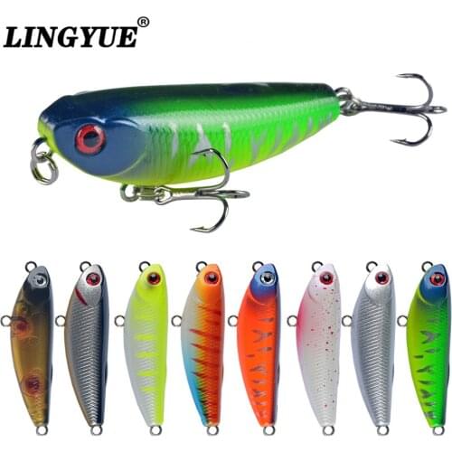 New come 1pcs Mini Pencil Lure 5.5cm 5.8g Fishing Lure Hard Bait for Bass Pike Fishing Tackle