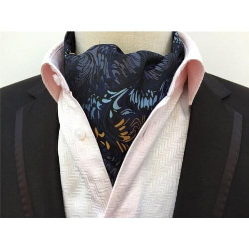 Popular Men Ascot Formal Occasion Scarf for Gentlemen