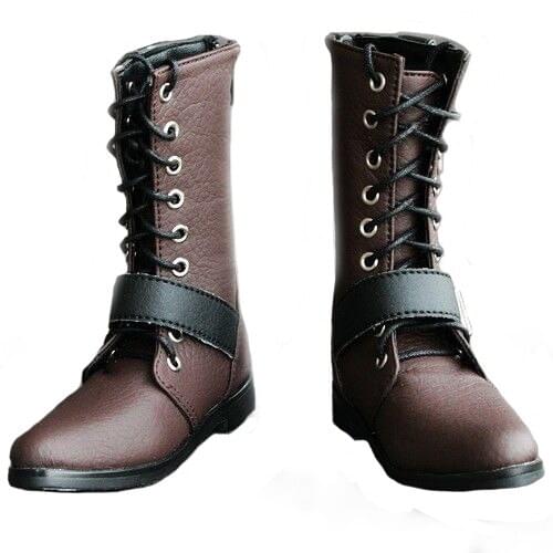 [wamami] 19# Brown 1/3 SD DZ BJD Dollfie Synthetic Leather Boots/Shoes