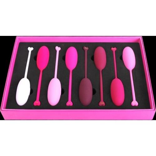 8pc/set Kegel Balls Smart love ball Vaginal tighten exercise machine Vibrator ,Vaginal Ball Ben Wa ball Adult Sex toy for Woman