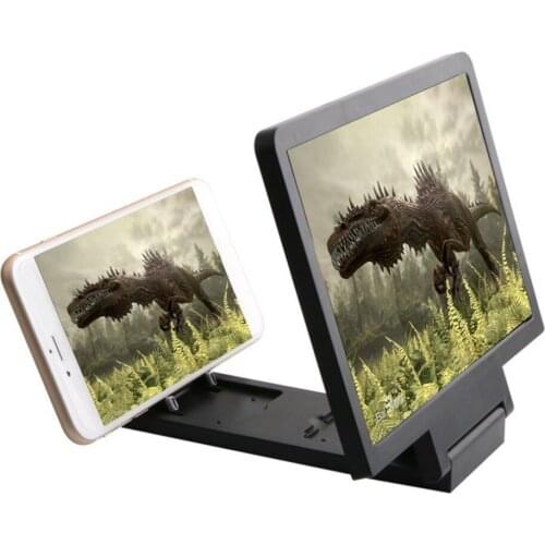 Foldable Portable Mobile Phone Screen Magnifier HD Expander Stand Holder For SmartPhone