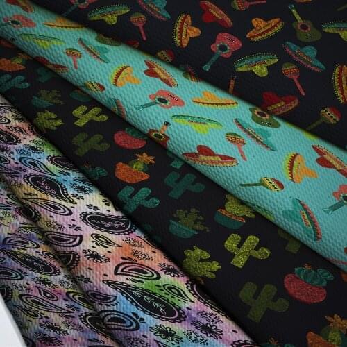 Bullet Texture Liverpool Fabric 50cm*140cm Printed For Dress Stretch Fabric Knit Fabric For Hair Band Craft Supplies L20482