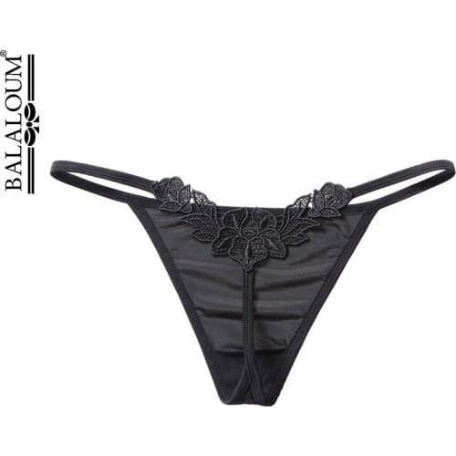 Summer Low Waist Sexy Panties Cotton G String Thongs Ladies' Seamless Sexy Panties Women Cut Out Thong Bottom Underwear Women