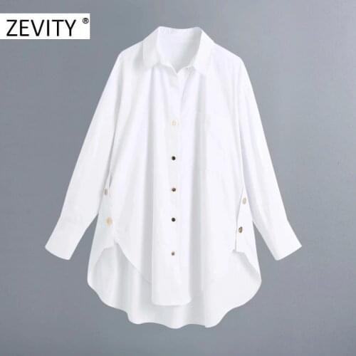ZEVITY Womens Long Shirts