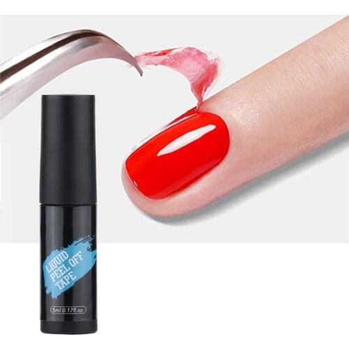 5ml Peel Off Liquid Tape Odor-free Nail Edge Skin Care Cold-resistant Nail Art Gel Varnish Tool DIY Nail Art Accessories #E