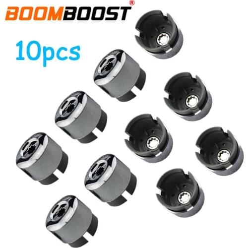 10pcs ABS plastic with triple chrome finish For VW Touareg 2004-2014 Chrome Wheel Lug Bolt Nut Cap Cover 7L6 601 173A 2ZZ
