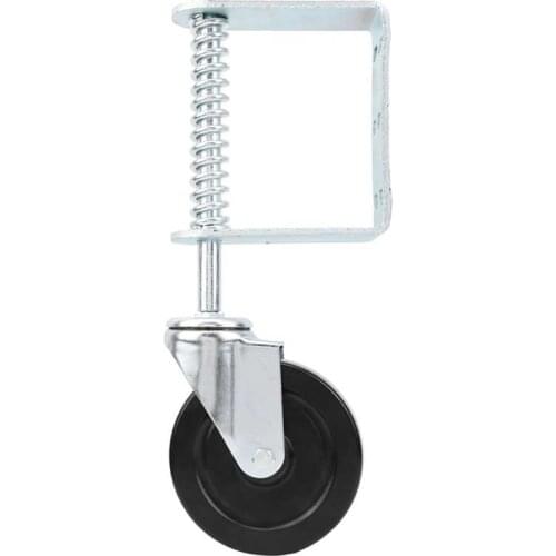 5in Spring Wheel Universal Weighted Shock Absorbing Uneven Road Door Gate Caster Roller