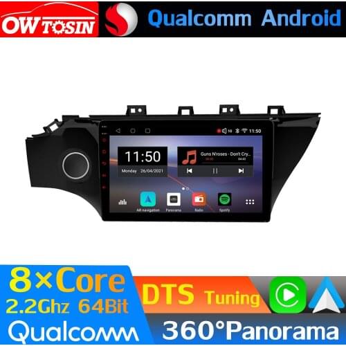 10.1" Qualcomm 8Core Android Car Multimedia For Kia RIO 4 FB 2016-2019 GPS DTS HIFI 4G 360 Panoramic Head Unit Radio CarPlay DSP
