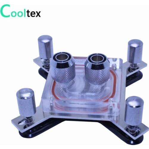 DIY CPU Water cooling block Waterblock radiator watercooled block cooler for computer intel LGA 775/115x/1366/2011 X99 X79