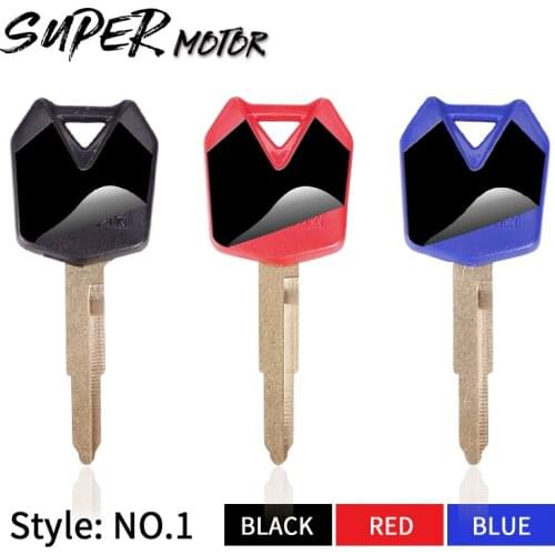 Single Trough keys Brand Key Uncut For KAWASAKI ZX6R 9R 10R 12R 14R ZXR400 ZRX400 ZRX1200 ZXR ZZR 250 400 600 ZZR1100 650R Z1000