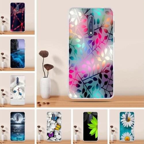 Cover Case for Nokia 8 Case Silicone Cover for Nokia 8 5.3 Cover Cases 3D Relief Soft TPU Bags for Nokia8 Phone Case fundas
