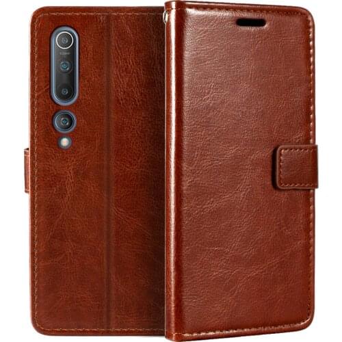 Case For Xiaomi Mi 10 Wallet Premium PU Leather Magnetic Flip Case Cover With Card Holder And Kickstand For Xiaomi Mi 10 5G