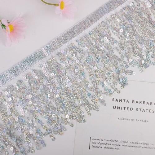 10yard 15cm Long Lace Fringe Trim Tassel Fringe Trimming For DIY Latin Dress Stage Clothes Accessories Lace Ribbon