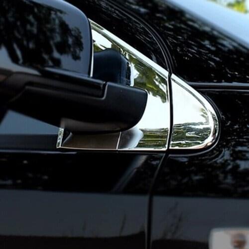 Fit For Dodge 2013 2014 2015 Journey 6PCS Rear Mirror Cover Trim Windows Triangle Exterior Decoration Car Accessories ABS Chrome