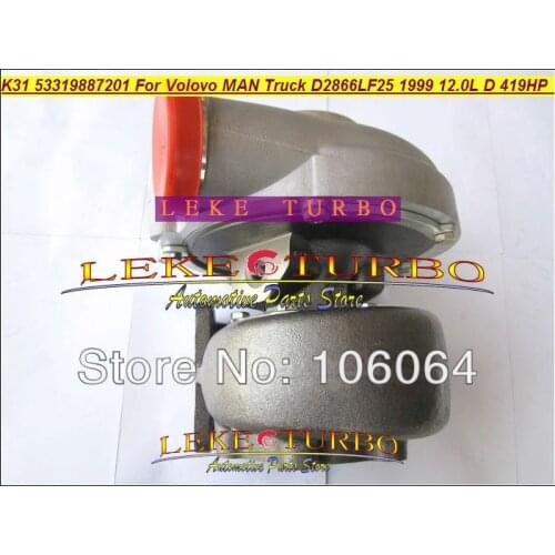 K31 7201 53319887201 53319707201 5331 970 7201 5331 988 7201 Turbo For Volvo For MAN TRUCK D2866LF25 1999 E2866LF25 12.0L 419HP