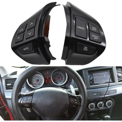 Car -styling buttons FOR M itsubishi ASX 2007-2011 Multi-function Car steering wheel control buttons with cables Free shipping