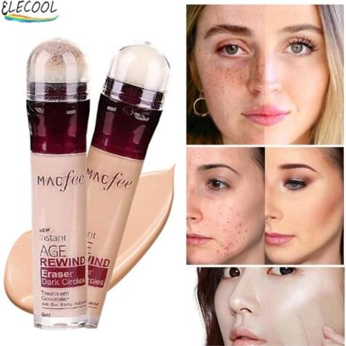 ELECOOL Pro Concealer Pen Face Make Up Liquid Contouring Concealer Stick Pencil Cosmetics Foundation Contour Makeup Waterproof