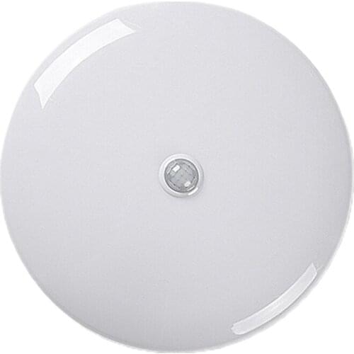 Round Motion Sensor LED Ceiling Light 12W /18W Induction Lamp Home Fixture Aisle