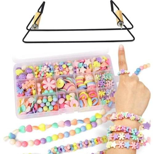 New Wooden Stainless Steel Jewellery Bracelet Diy Hand-Piercing Jewellery Handicraft Products Toys Black Silver Optional