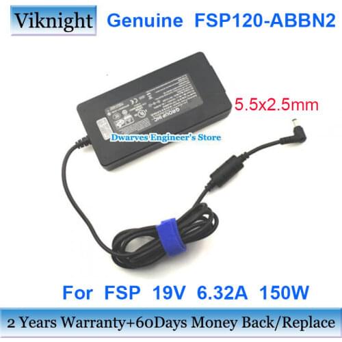 Genuine 19V 6.32A fsp ac adapter for FSP120-ABBN5 FSP120-ABBN2 Switching Power supply adapter charger Thin 150W Laptop Adapter