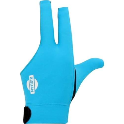 3-Finger Wearable Stretchy Snooker Glove Pool Billiard Glove for Left Hand 3 Color Options