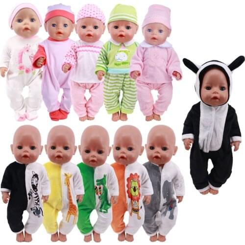43cm New Born Baby Doll Clothes Pajamas For18 Inch American Of Girl`s&43Cm Baby New Born Reborn Doll Zaps Our Generation Toy eye