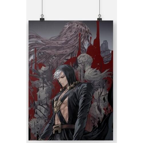 Risotto Nero JoJos Bizarre Adventure Vento Aureo Canvas poster Painting wall Art decor Living room Bedroom Decoration Prints