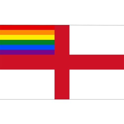 Yehoy hanging 90*150cm England LGBT Rainbow Flag For Decoration