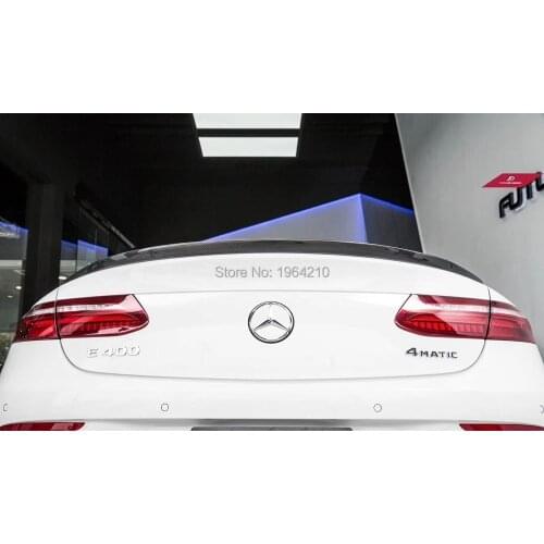 For Mercedes Benz 2017-2019 W238 C238 E250 E400 E500 E550 E Class Carbon Fiber Rear Trunk Spoiler Tail Boot Lip Wing