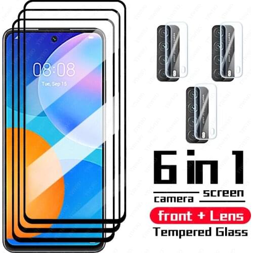 Full Cover Tempered Glass For Huawei P Smart 2021 Screen Protector For Huawei P Smart 2021 Camera Glass For P Smart 2020 Glass