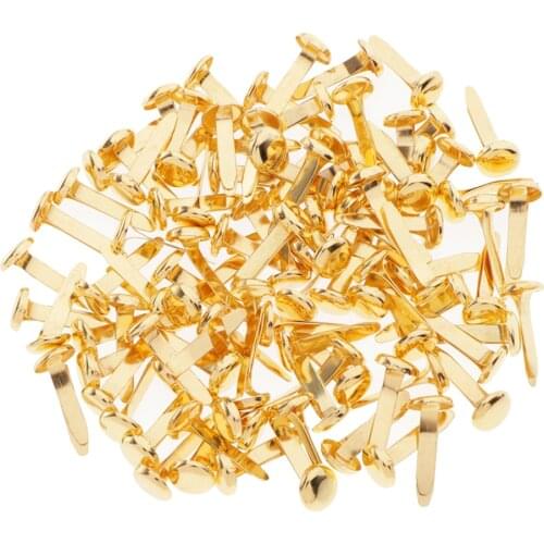 15mm Mixed Colors Metal Mini Brads For Scrapbooking Accessories Embellishment Fastener DIY Handmade Crafts