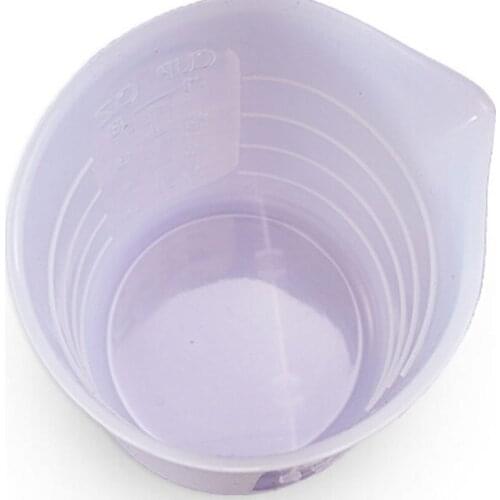2Pcs 100ML 250ML Flexible Silicone Measuring Cup Cook Bakers Resin Jewelry Tools