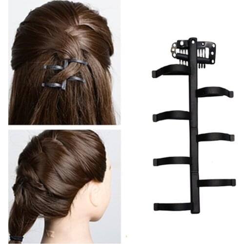 Black Braiding Hair Accesories For Women Braider Magic Plait Hair Styling Tools Braid Maker French Braider Tool