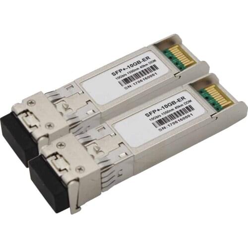 Free Shipping 10Gb/s SFP+ Transceiver SFP-10G-ER dual fiber singlemode 40km 1310nm LC DDM dual fiber singlemode Transceiver