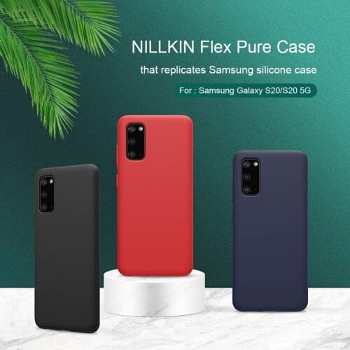 Case for Samsung Galaxy S20 Ultra NILLKIN Liquid Smooth Silicone Soft Back Cover Case for Samsung Galaxy S20 Plus S20