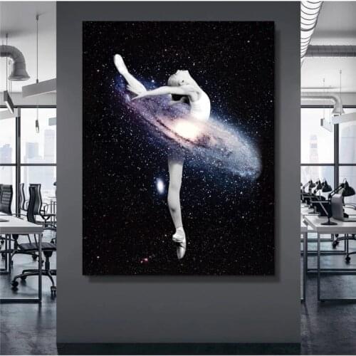 Home Decor Wall Art Cosmic Dancer Canvas Paintings Print Beautiful Lady Posters Modular Pictures Cuadros For Bedroom No Frame