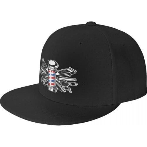 2019 Hot Sale Fashion Summer Style Retro Barber Shop Barber Pole Baseball Cap Panama Hat Bucket Hat Wool Hat Woman