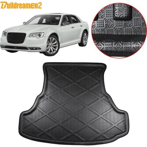 Buildreamen2 For Chrysler 300C Car Tail Boot Mat Rear Trunk Liner Cargo Floor Tray Carpet Mud Kick Protector Accessories