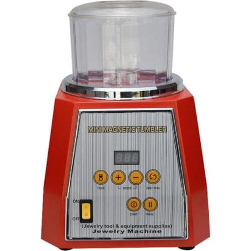 KT-130 Mini Magnetic Tumbler Polishing Machine For Sale Jewelry Making Machine
